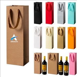 Kraft Paper Gift Wine Bag